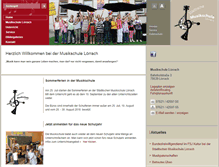 Tablet Screenshot of musikschule-loerrach.de
